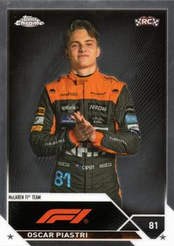 #40 Oscar Piastri - McLaren F1 Team - 2023 Topps Chrome Formula 1 Racing