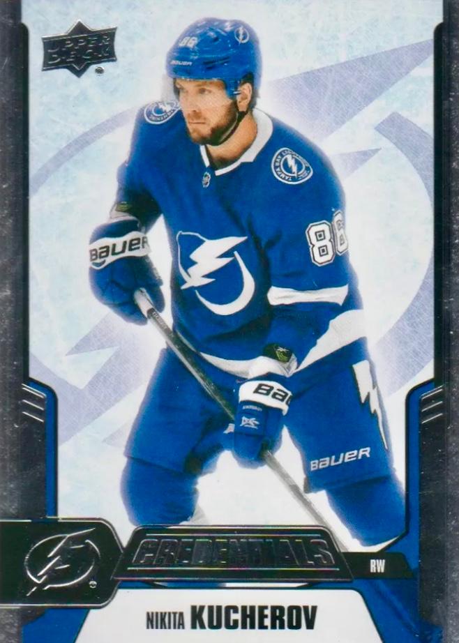 #40 Nikita Kucherov - Tampa Bay Lightning - 2019-20 Upper Deck Credentials Hockey