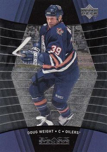 #40 Doug Weight - Edmonton Oilers - 1999-00 Upper Deck Black Diamond Hockey