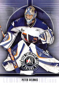 #40 Peter Delmas - Lewiston Maineiacs - 2008-09 In The Game Between The Pipes Hockey