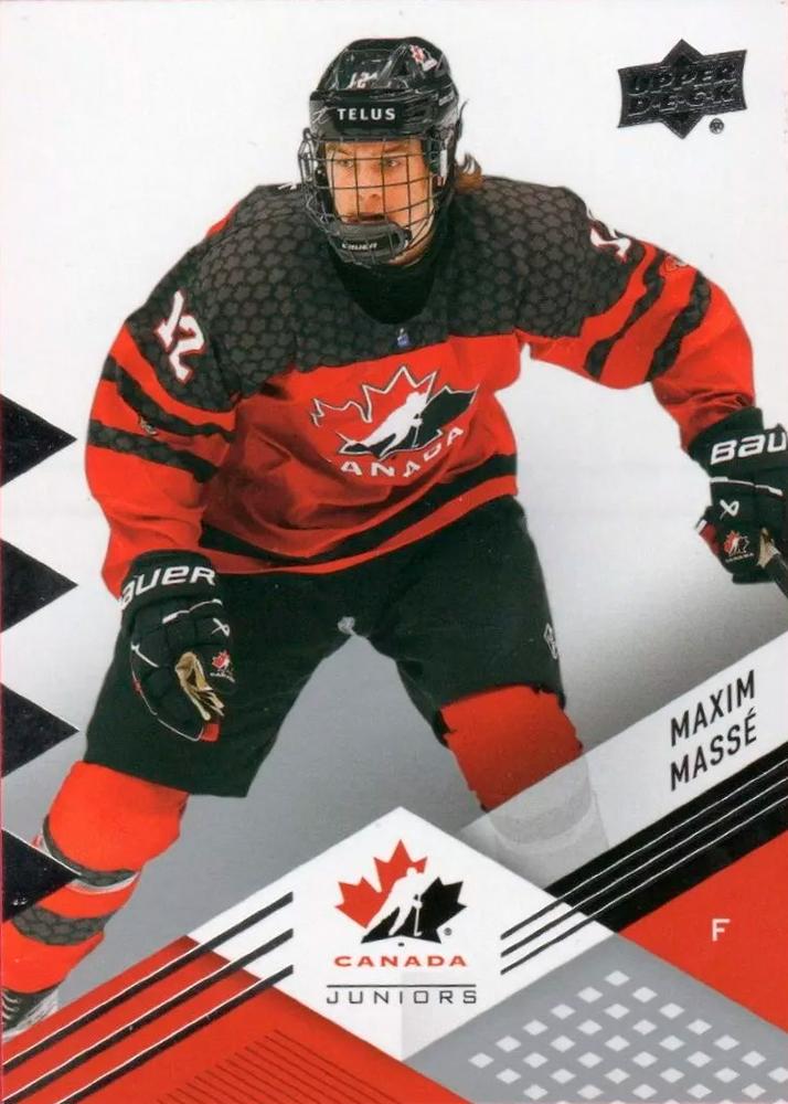 #40 Maxim Masse - Canada - 2024 Upper Deck Team Canada Juniors Hockey