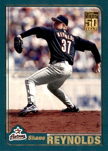 #40 Shane Reynolds - Houston Astros - 2001 Topps Baseball