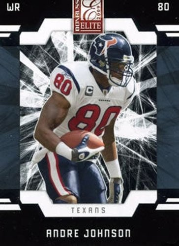 #40 Andre Johnson - Houston Texans - 2009 Donruss Elite Football