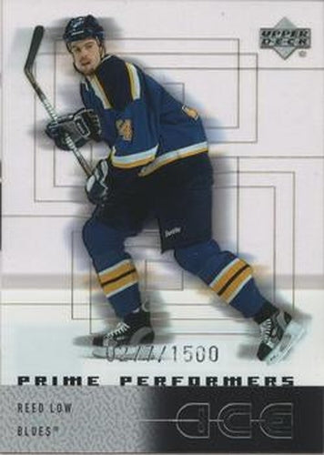 #100 Reed Low - St. Louis Blues - 2000-01 Upper Deck Ice Hockey