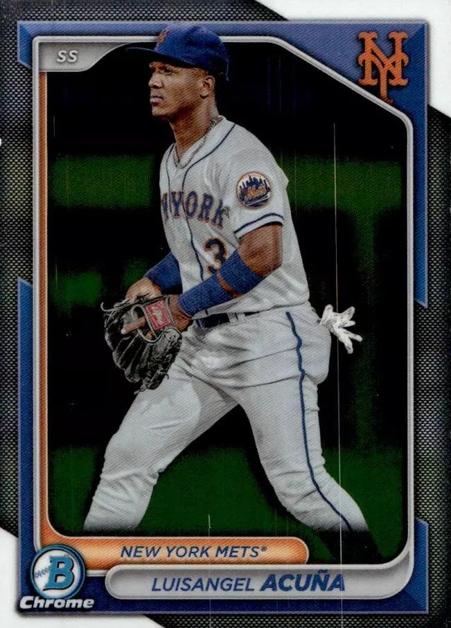 #BCP-40 Luisangel Acuña - New York Mets - 2024 Bowman - Chrome Prospects Baseball