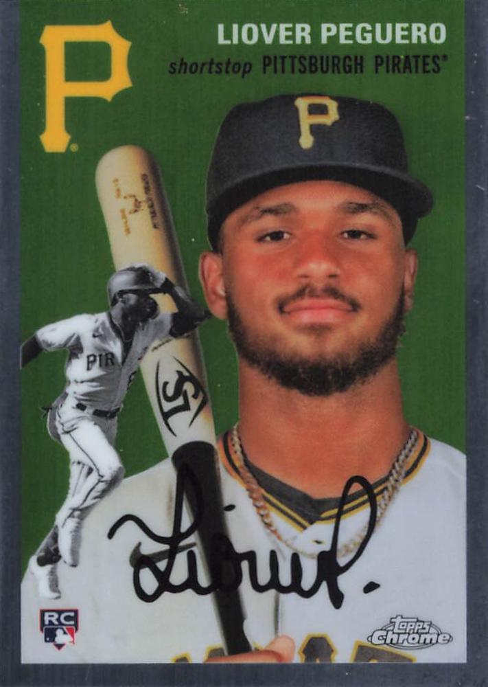#40 Liover Peguero - Pittsburgh Pirates - 2023 Topps Chrome Platinum Anniversary Baseball