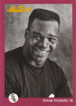 #40 Frank Thomas - Chicago White Sox - 1991 Studio Baseball