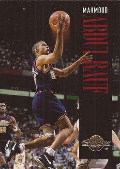 #40 Mahmoud Abdul-Rauf - Denver Nuggets - 1994-95 SkyBox Premium Basketball