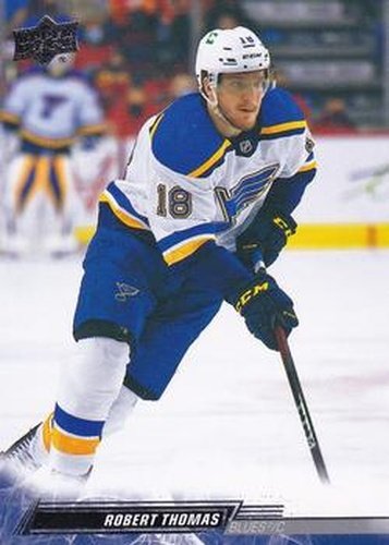 #410 Robert Thomas - St. Louis Blues - 2022-23 Upper Deck Hockey