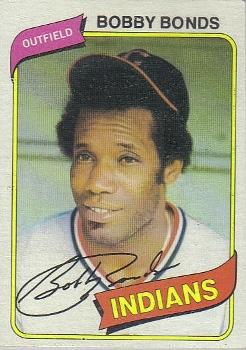 #410 Bobby Bonds - Cleveland Indians - 1980 Topps Baseball