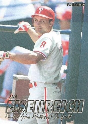 #410 Jim Eisenreich - Philadelphia Phillies - 1997 Fleer Baseball