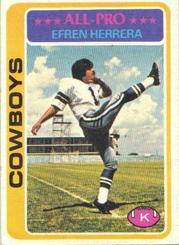 #410 Efren Herrera - Dallas Cowboys - 1978 Topps Football