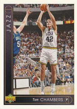 #410 Tom Chambers - Utah Jazz - 1993-94 Upper Deck Basketball