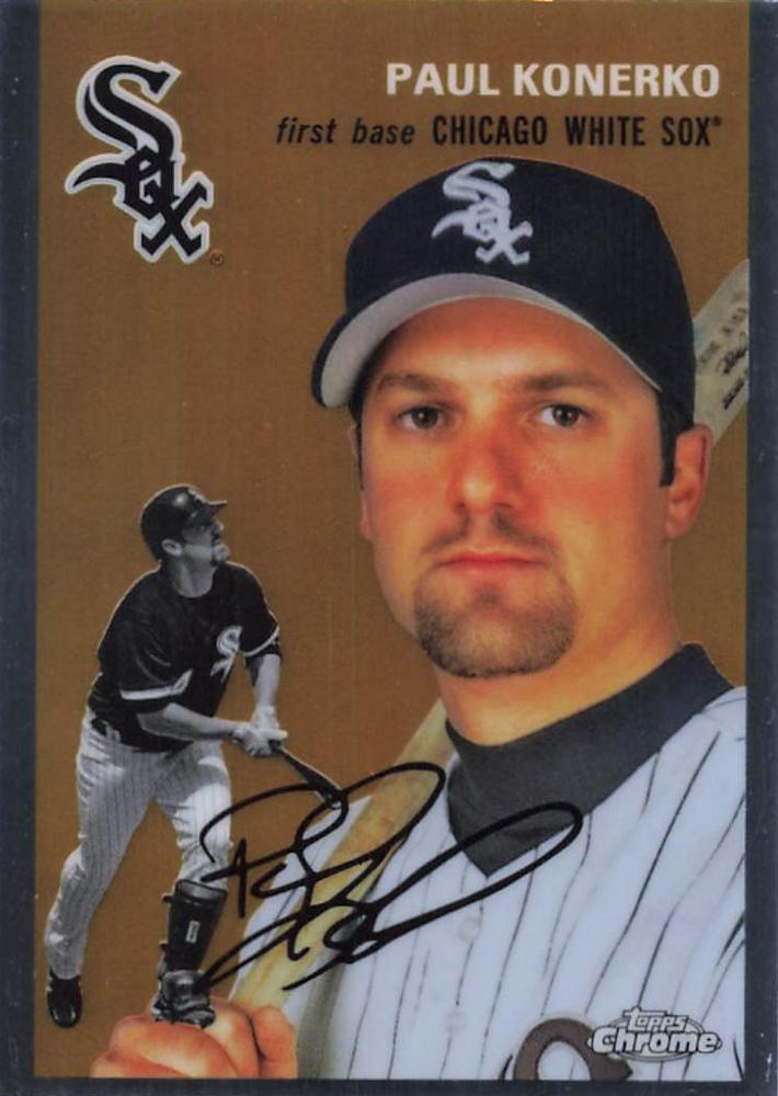 #410 Paul Konerko - Chicago White Sox - 2023 Topps Chrome Platinum Anniversary Baseball