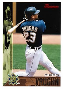 #410 Greg Vaughn - Milwaukee Brewers - 1995 Bowman Baseball