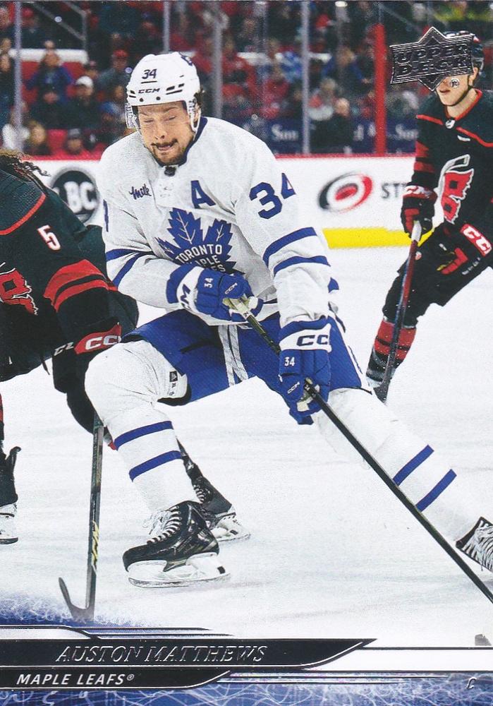 #411 Auston Matthews - Toronto Maple Leafs - 2024-25 Upper Deck Hockey