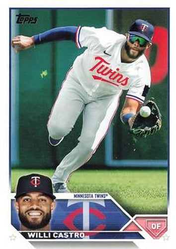#411 Willi Castro - Minnesota Twins - 2023 Topps Baseball