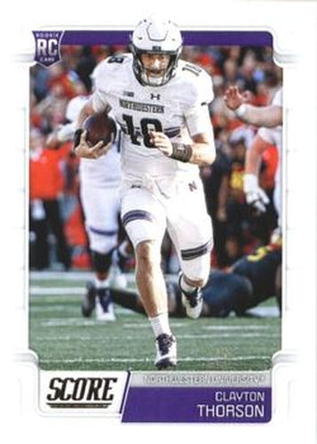 #411 Clayton Thorson - Northwestern Wildcats - 2019 Score Football