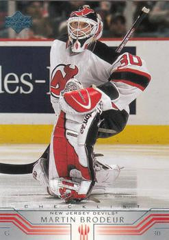 #411 Martin Brodeur - New Jersey Devils - 2001-02 Upper Deck Hockey