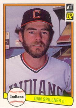 #411 Dan Spillner - Cleveland Indians - 1982 Donruss Baseball