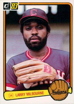 #411 Larry Milbourne - Cleveland Indians - 1983 Donruss Baseball