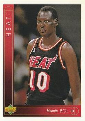 #411 Manute Bol - Miami Heat - 1993-94 Upper Deck Basketball