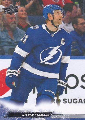 #412 Steven Stamkos - Tampa Bay Lightning - 2022-23 Upper Deck Hockey