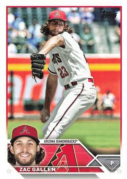 #412 Zac Gallen - Arizona Diamondbacks - 2023 Topps Baseball