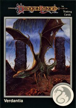 #412 Verdantia, Green Dragon - 1991 TSR Advanced Dungeons & Dragons - Silver