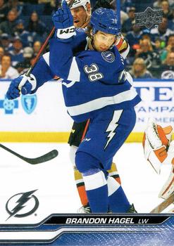 #412 Brandon Hagel - Tampa Bay Lightning - 2023-24 Upper Deck Hockey