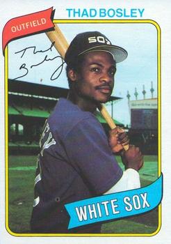 #412 Thad Bosley - Chicago White Sox - 1980 Topps Baseball