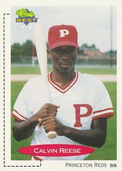 #412 Calvin Reese - Princeton Reds - 1991 Classic Best Baseball