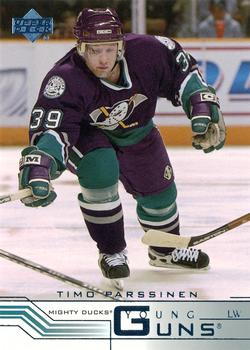 #412b Timo Parssinen - Anaheim Mighty Ducks - 2001-02 Upper Deck Hockey