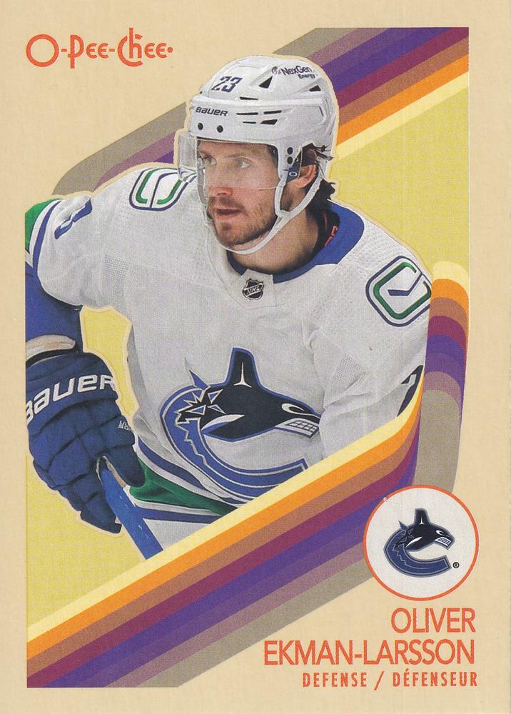 #413 Oliver Ekman-Larsson - Vancouver Canucks - 2023-24 O-Pee-Chee - Retro Hockey