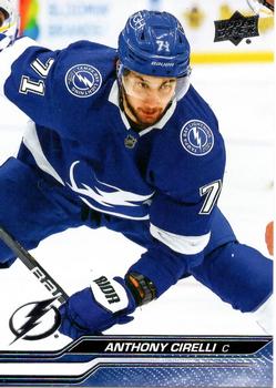 #413 Anthony Cirelli - Tampa Bay Lightning -2023-24 Upper Deck Hockey