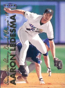 #413 Aaron Ledesma - Tampa Bay Devil Rays - 1999 Fleer Tradition Baseball