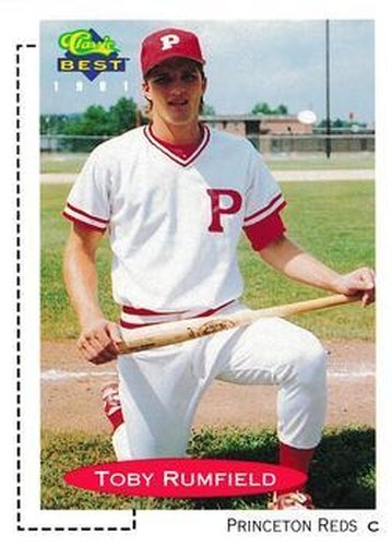 #413 Toby Rumfield - Princeton Reds - 1991 Classic Best Baseball
