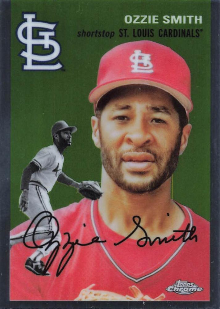 #413 Ozzie Smith - St. Louis Cardinals - 2023 Topps Chrome Platinum Anniversary Baseball