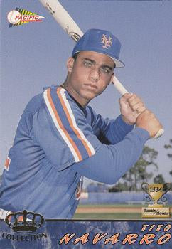 #414 Tito Navarro - New York Mets - 1994 Pacific Baseball