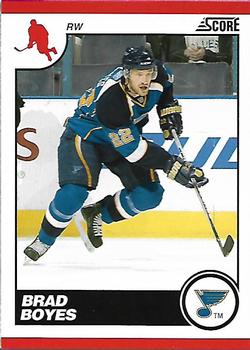 #414 Brad Boyes - St. Louis Blues - 2010-11 Score Hockey