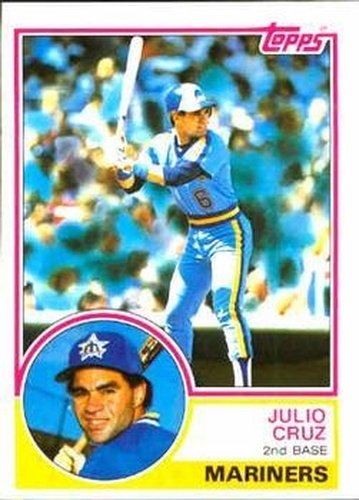 #414 Julio Cruz - Seattle Mariners - 1983 Topps Baseball