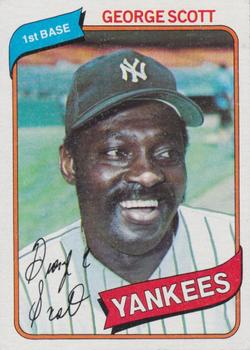 #414 George Scott - New York Yankees - 1980 Topps Baseball