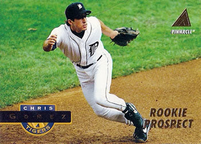 #414 Chris Gomez - Detroit Tigers - 1994 Pinnacle Baseball