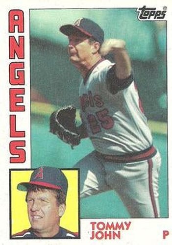 #415 Tommy John - California Angels - 1984 Topps Baseball