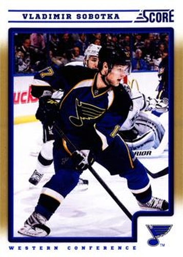 #415 Vladimir Sobotka - St. Louis Blues - 2012-13 Score - Gold Rush Hockey