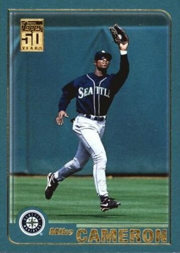 #415 Mike Cameron - Seattle Mariners - 2001 Topps Baseball