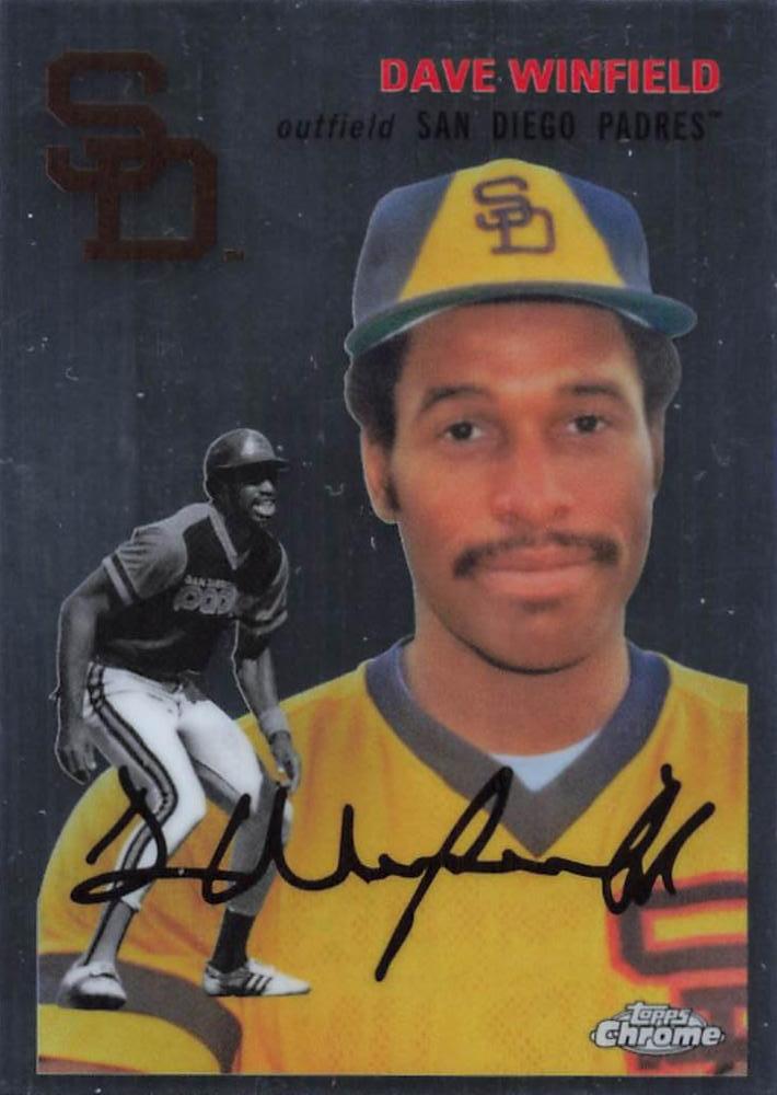 #415 Dave Winfield - San Diego Padres - 2023 Topps Chrome Platinum Anniversary Baseball