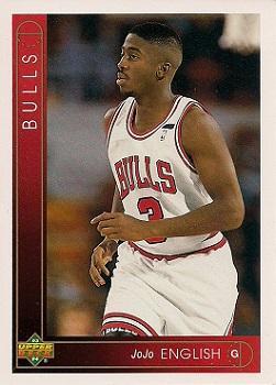 #415 Jo Jo English - Chicago Bulls - 1993-94 Upper Deck Basketball