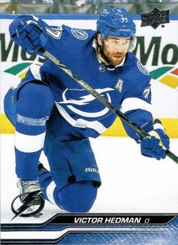 #415 Victor Hedman - Tampa Bay Lightning -2023-24 Upper Deck Hockey