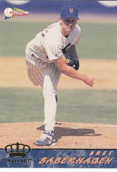 #416 Bret Saberhagen - New York Mets - 1994 Pacific Baseball